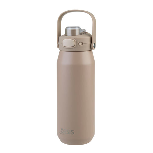 Oasis Ceramic S/S Triple Wall Capri Quick Release Drink Bottle Cap Only - Alabaster
